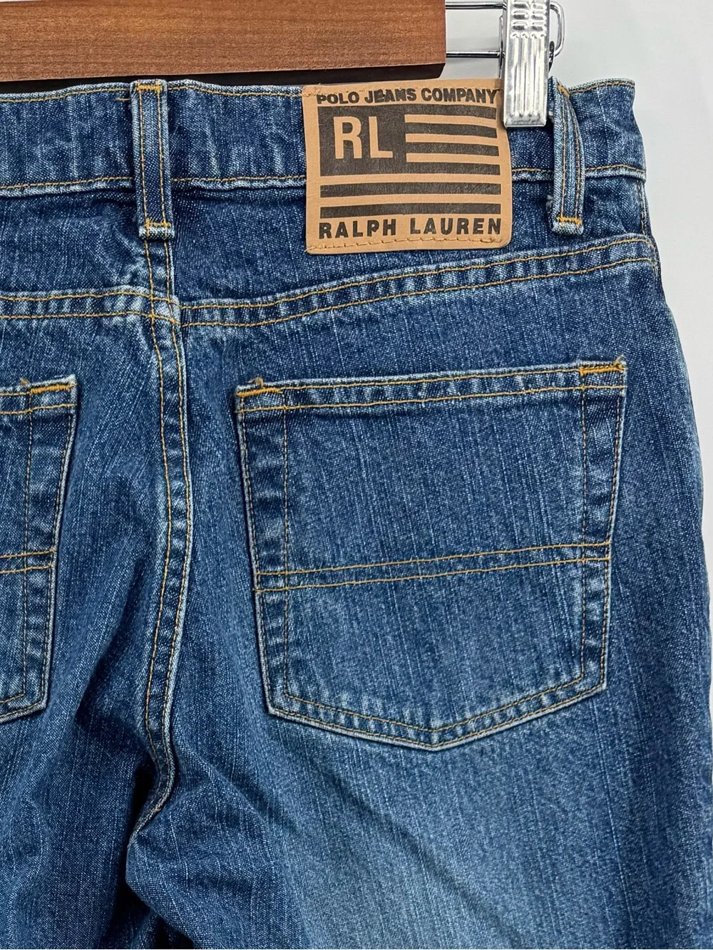 Polo Ralph Lauren Cropped Relaxed Jeans Women's Size 4 Minimalist Everyday Wear